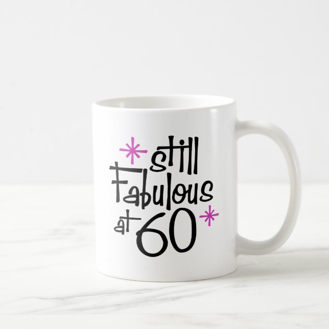 Mug Anniversaire 60 ans (Droite)