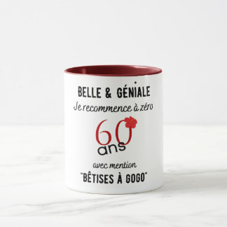 Mug anniversaire 60 ans