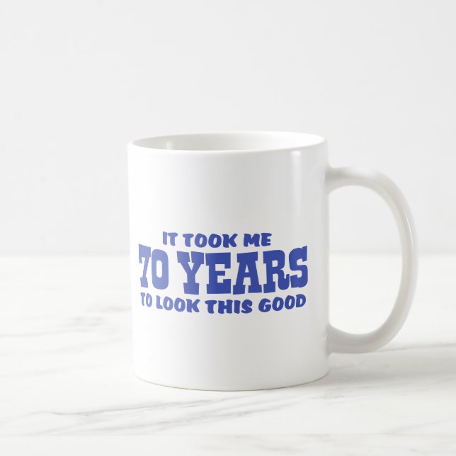Mug Anniversaire 70 ans (Droite)