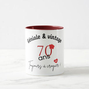 Mug anniversaire 70 ans