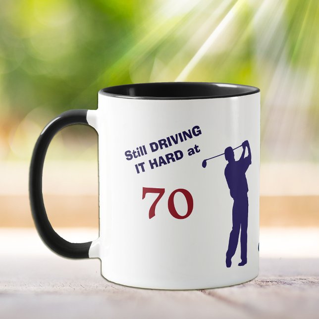Mug Anniversaire 70 Golfer (Créateur téléchargé)