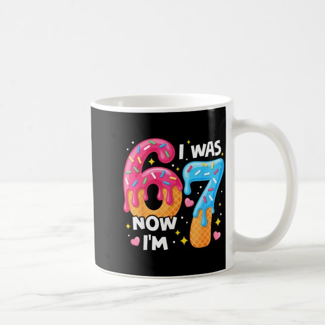 Mug Anniversaire 7 Ans J'avais 6 Ans Maintenant J'ai 7 (Droite)