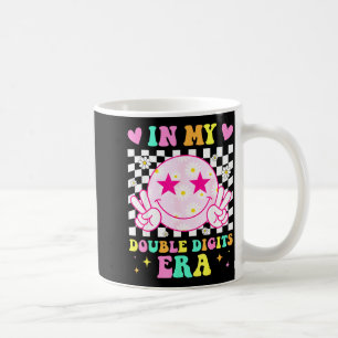 Mug Anniversaire à double chiffres ère visage heureux