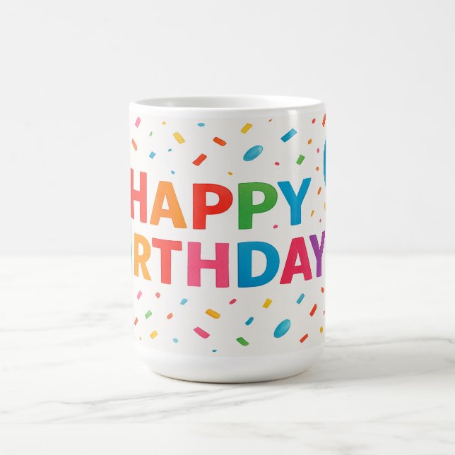 Mug Anniversaire Bash : Confetti Edition (Centre)