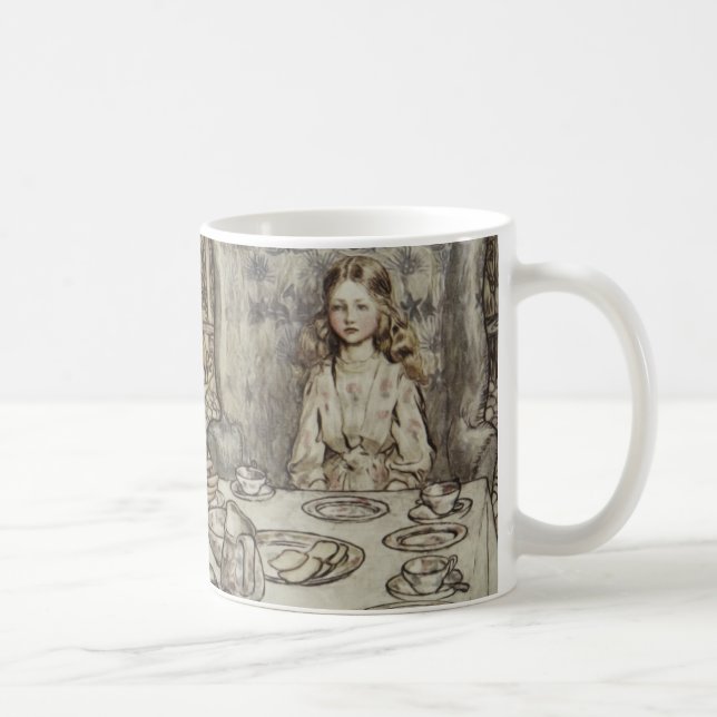 Mug Anniversaire d'Alice Fête de non-anniversaire du L (Droite)