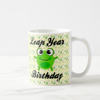 Mug Anniversaire d'année bissextile, grenouille