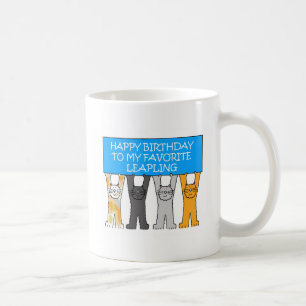 Mug Anniversaire d'année bissextile, orthographe