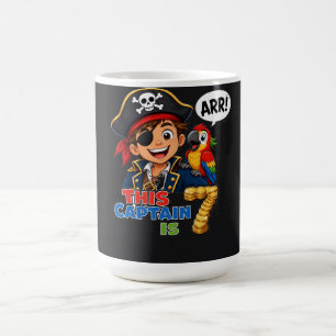 Mug Anniversaire de 7 ans du capitaine pirate garçon t
