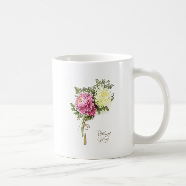 Mug Anniversaire de chrysanthème (Droite)