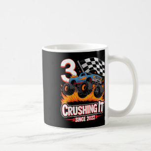 Mug Anniversaire de enfant Camion Monster 3 ans Garçon