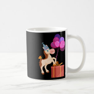 Mug Anniversaire de enfant Party Cute Animal Horse Lov