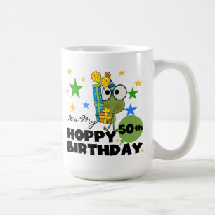 Mug Anniversaire de houblon de Froggie cinquantième