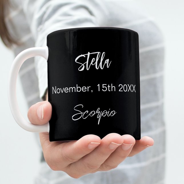Mug Anniversaire de la constellation d'étoiles Scorpio (Créateur téléchargé)