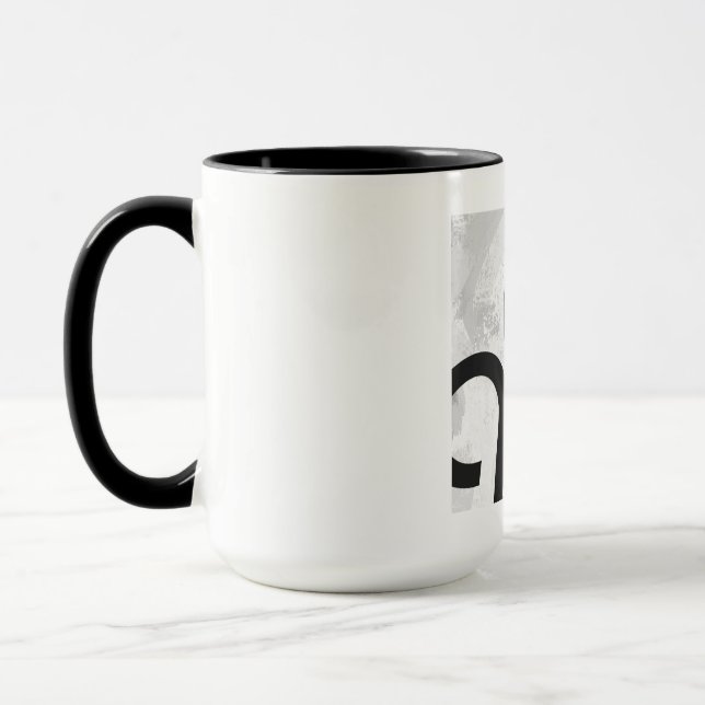 Mug Anniversaire de la décennie blanche (Gauche)
