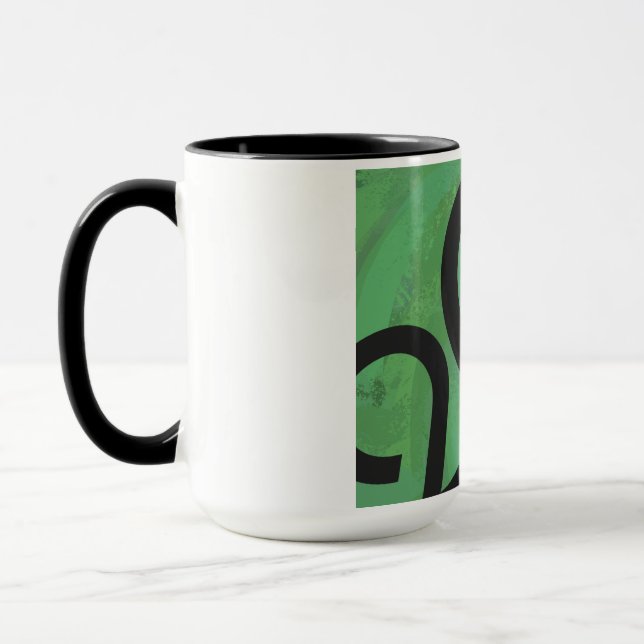 Mug Anniversaire de la Décennie verte (Gauche)