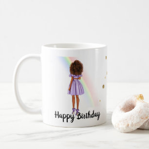 Mug Anniversaire de la femme afro-américaine"Mug