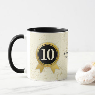 Mug Anniversaire de longévité de l'employé personnalis