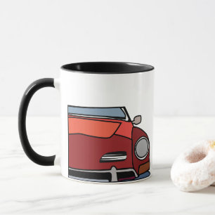 Mug Anniversaire de voiture vintage