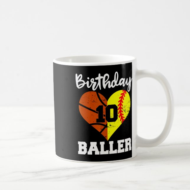 Mug Anniversaire des 10 ans drôle enfant de 10 ans Sof (Droite)