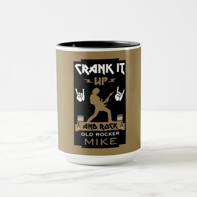 Mug Anniversaire des Rockers de 80 ans (Centre)