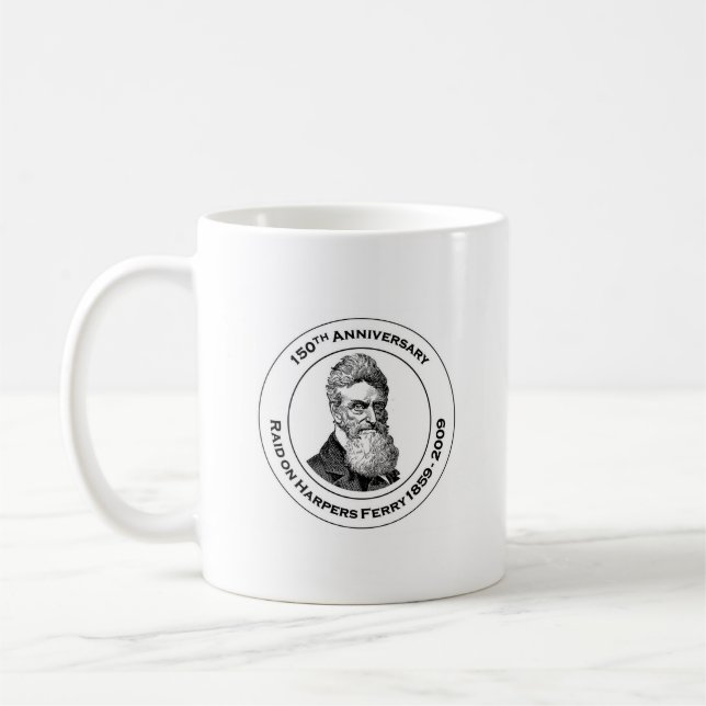 Mug Anniversaire d'incursion de John Brown (Gauche)