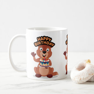 Mug Anniversaire d'un écureuil