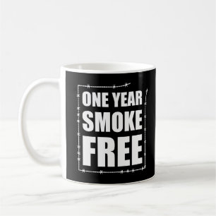 Mug anniversaire d'une année sans fumée