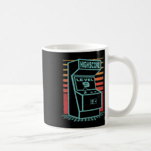 Mug Anniversaire Enfant de 9 ans Joueur Rétro Niveau D
