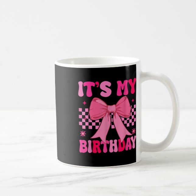 Mug Anniversaire fille rose coquette esthétique garçon (Droite)