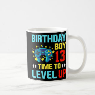 Mug Anniversaire Garçon 13 13 Ans Jeux Vidéos Cadeaux 