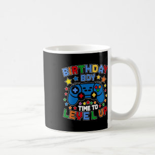 Mug Anniversaire Garçon Temps De Niveau Up Video Jeu A