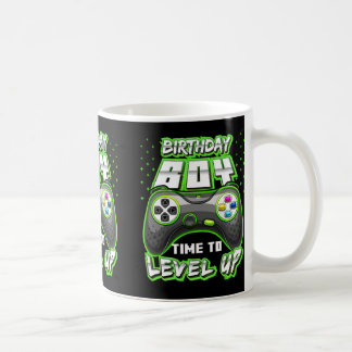 Mug Anniversaire Garçon Temps De Niveau Up Video Jeu A