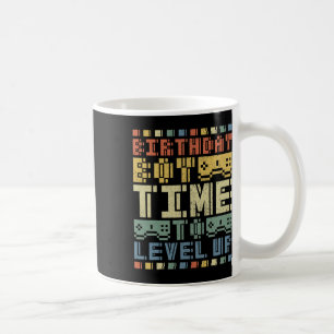 Mug Anniversaire Garçon Temps De Niveau Vers Ado Garço