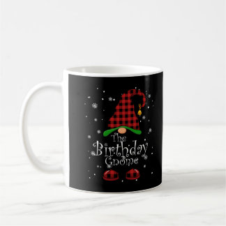 Mug Anniversaire Gnome Buffalo Plaid Matching Family C