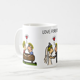 Mug Anniversaire mignon Couple 🎉 Vieillir ensemble Ca