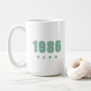 Mug Anniversaire N'IMPORTE QUELLE ANNÉE, typographie v