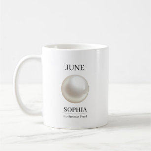 Mug Anniversaire personnalisé de June Pearl