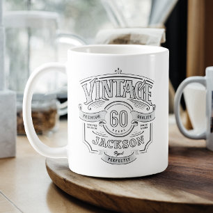 Mug Anniversaire Personnalisé Vieilli à la Perfection