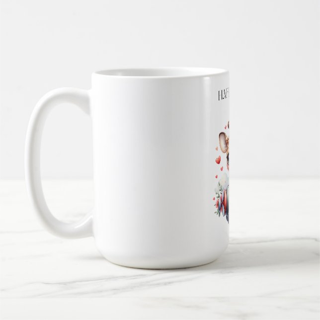 Mug Anniversaire Pilote Girafe (Gauche)