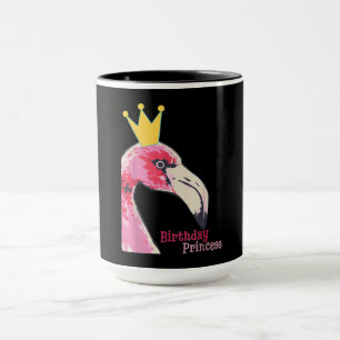 Mug Anniversaire Princesse Flamant rose fille Flaman