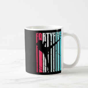 Mug Anniversaire Rétro 45 ans pour Femme de Kickboxing