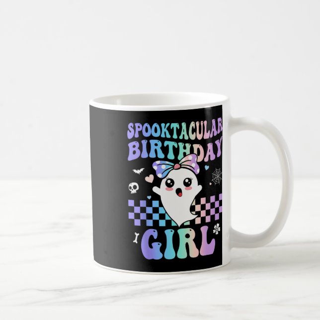 Mug Anniversaire Spooktaculaire mignon Fantôme Hallowe (Droite)