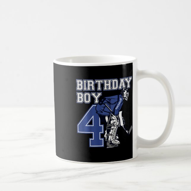 Mug Anniversaire sur le thème du gardien de but de hoc (Droite)