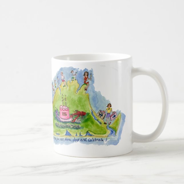 Mug anniversaire sur le vignoble ! (Droite)