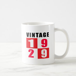 Mug Anniversaire vintage 1929