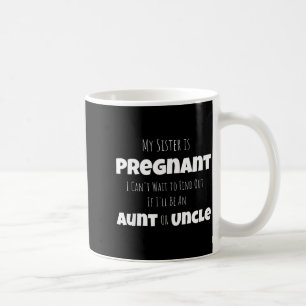 Mug Annonce de bébé tata oncle drôle révélation de sex