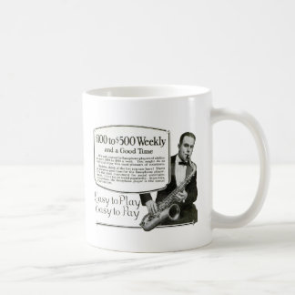 Mug Annonce de cru de saxophone