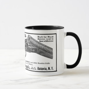 Mug annonce de fusil de chasse de boulanger
