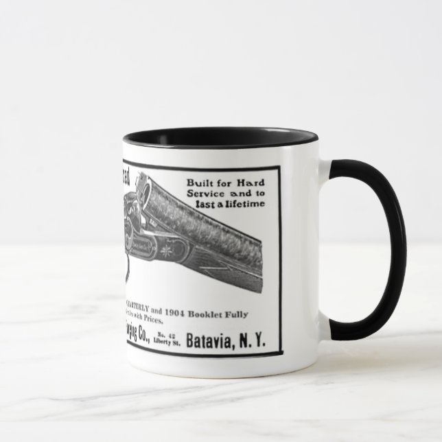 Mug annonce de fusil de chasse de boulanger (Droite)