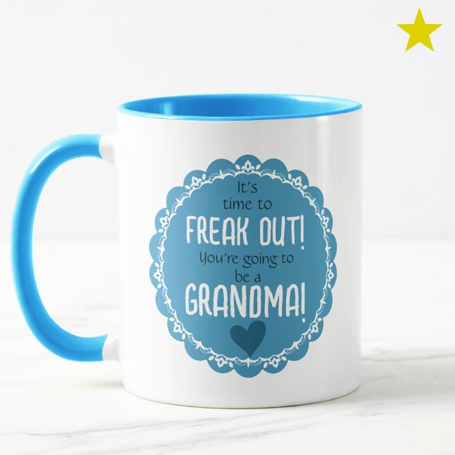 Mug Annonce de grossesse à la future grand-mère  (Créateur téléchargé)